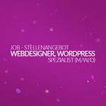 Job - Stellenanzeige - WebdesignerIn, WordPress SpezialistIn - (m/w/d) 2021 - medienvirus